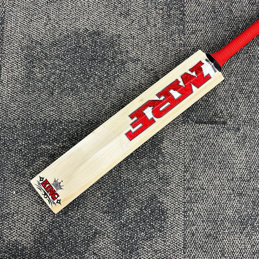 MRF Genius Grand King English Willow Cricket Bat – 2025/26 Edition - Cricket Bat - Wiz Sports