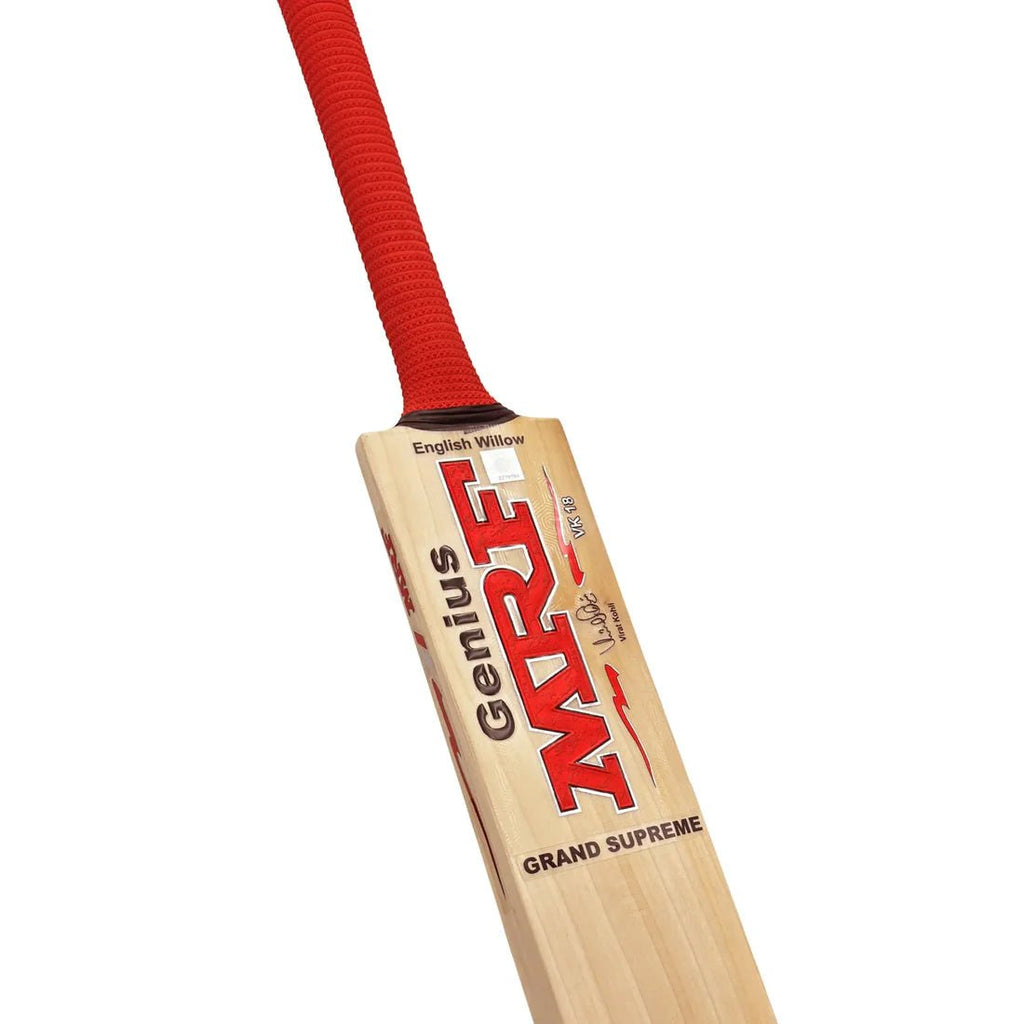 MRF Genius Grand Supreme – Grade 1 English Willow Cricket Bat - Cricket Bat - Wiz Sports