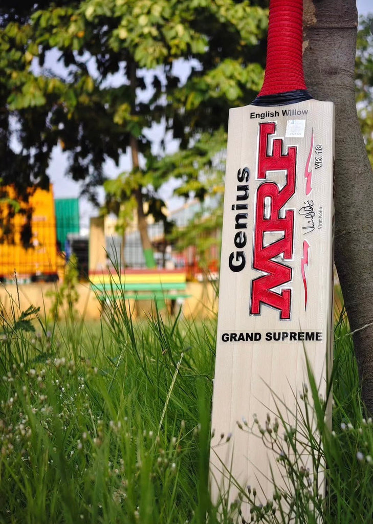 MRF Genius Grand Supreme – Grade 1 English Willow Cricket Bat - Cricket Bat - Wiz Sports