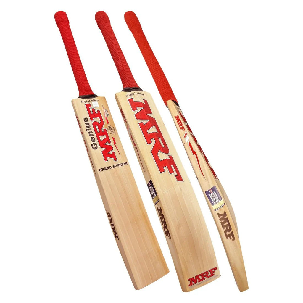 MRF Genius Grand Supreme – Grade 1 English Willow Cricket Bat - Cricket Bat - Wiz Sports