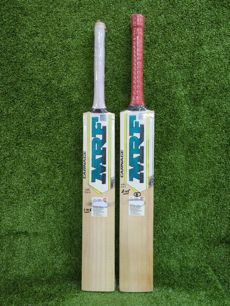 MRF Gill 77 Carnage Junior English Willow Cricket Bat – 2025 Edition - Cricket Bat - Wiz Sports