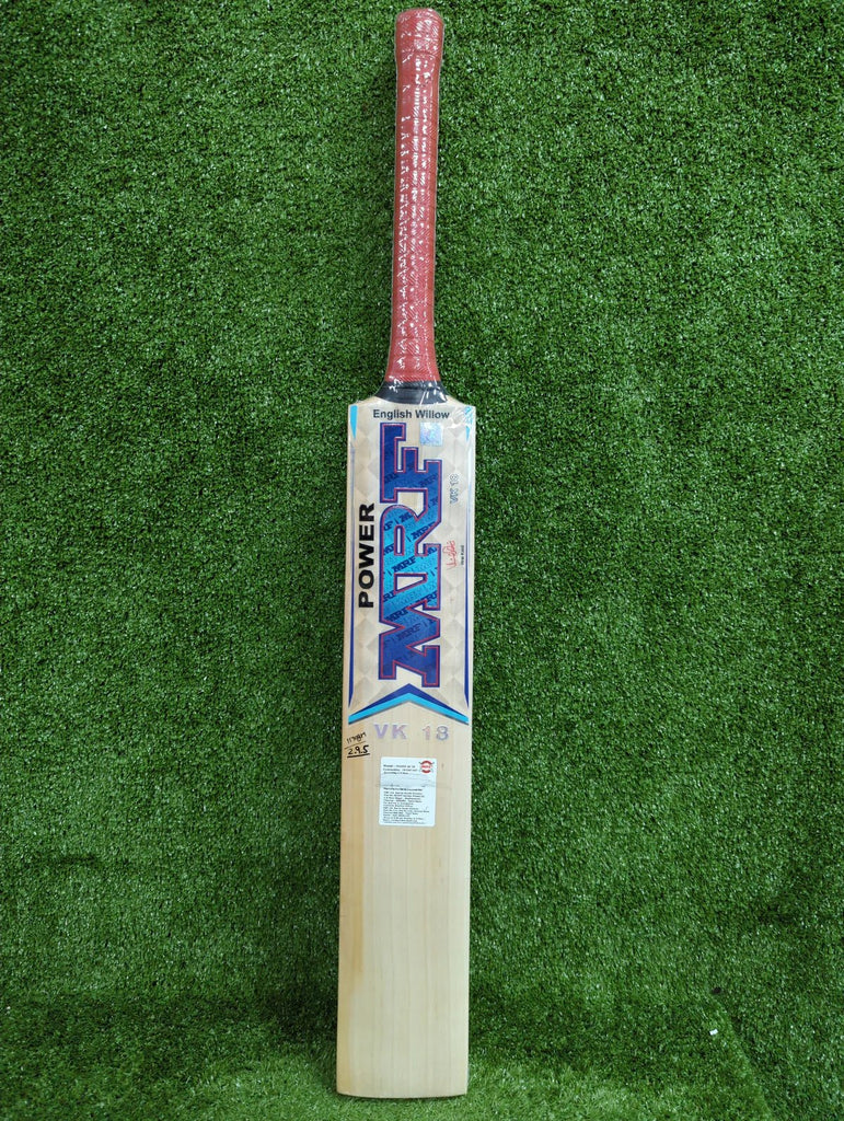 MRF Power VK18 English Willow Cricket Bat – 2025 Edition - Cricket Bat - Wiz Sports