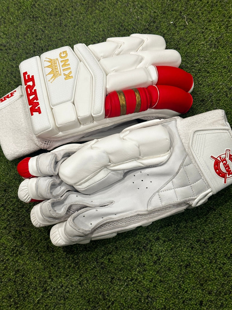 MRF The King Batting Gloves - Seniors - batting gloves - Wiz Sports