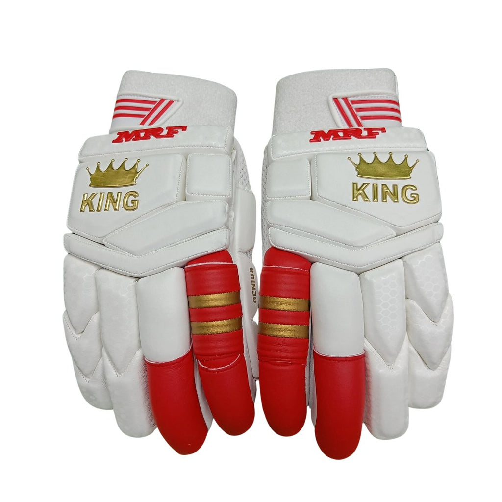 MRF The King Batting Gloves - Seniors - batting gloves - Wiz Sports