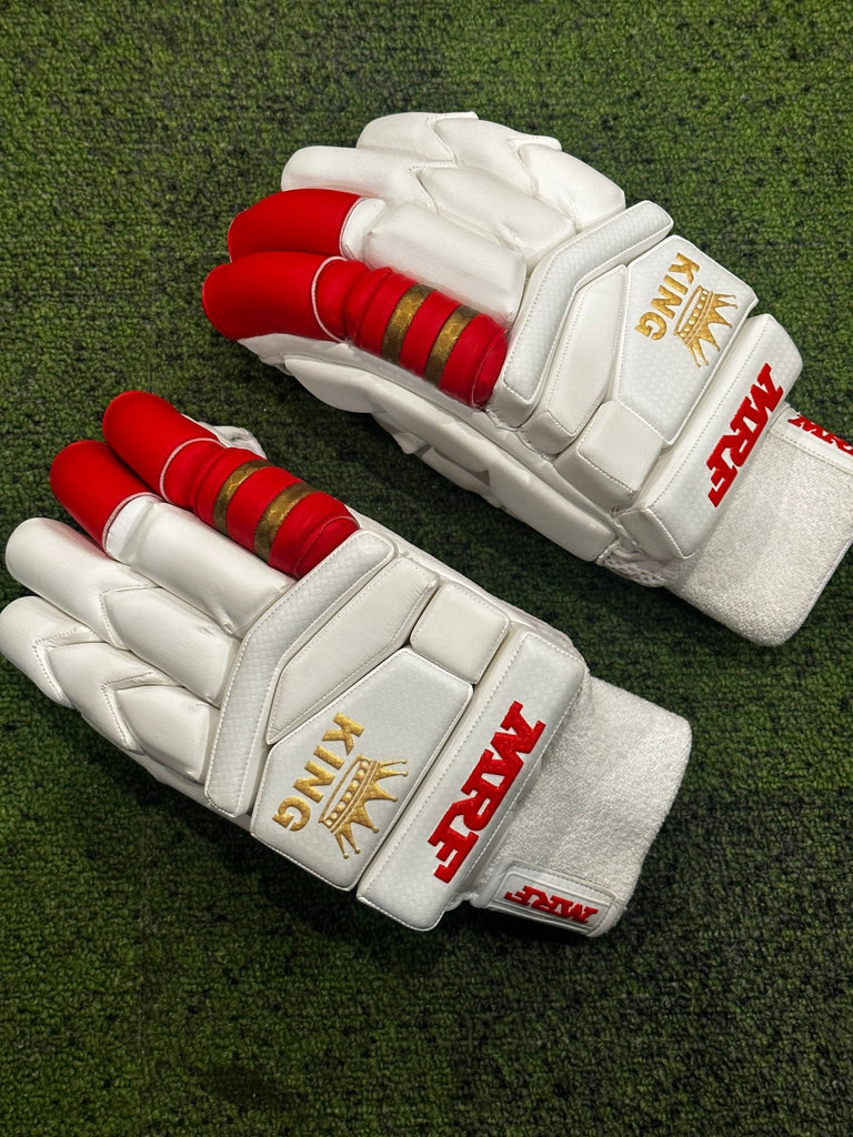 MRF The King Batting Gloves - Seniors - batting gloves - Wiz Sports