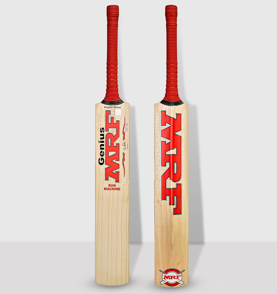 MRF Virat Kohli Run Machine Grade 1 English Willow Cricket Bat - Junior ...