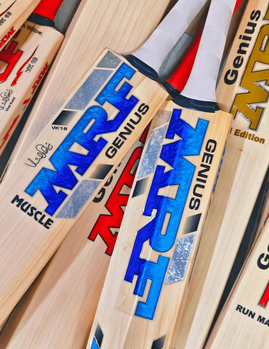 MRF VK18 Genius Muscle English Willow Cricket Bat – 2025 Edition - Cricket Bat - Wiz Sports