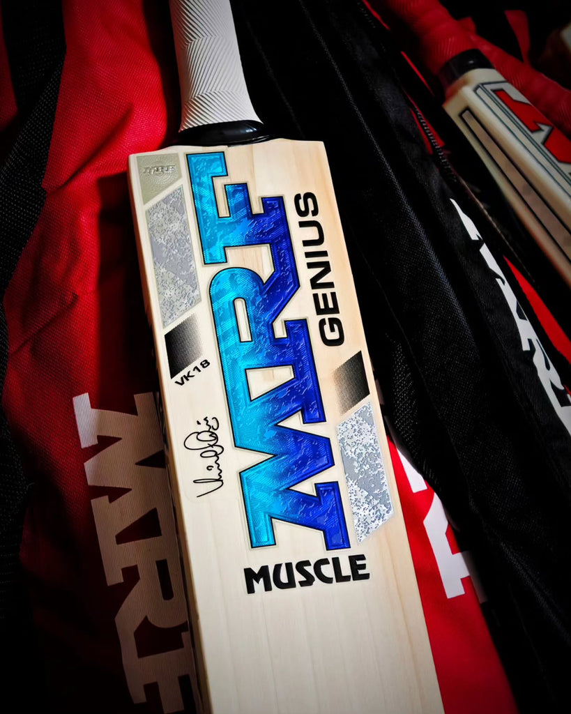 MRF VK18 Genius Muscle English Willow Cricket Bat – 2025 Edition - Cricket Bat - Wiz Sports
