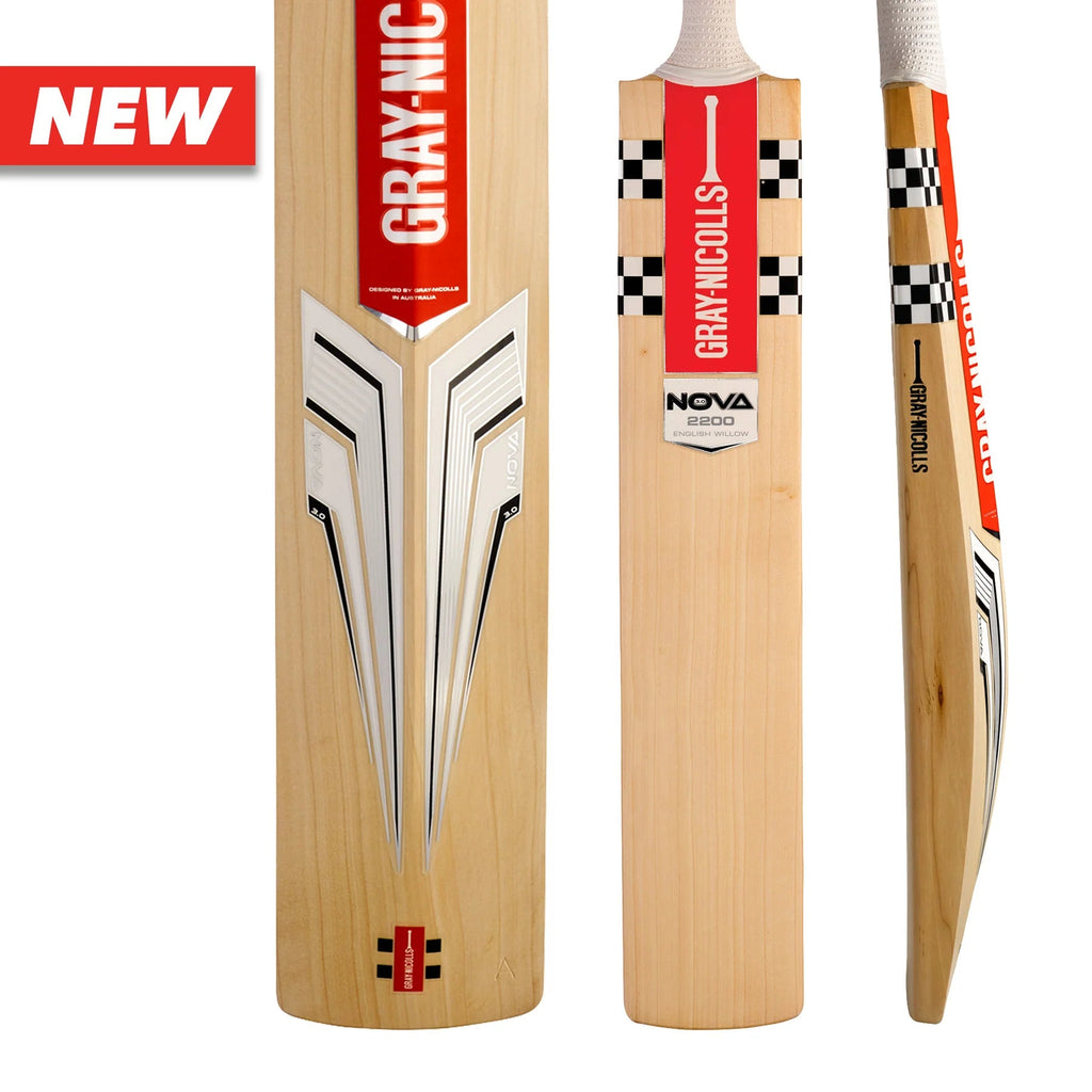 Nova 3.0 2200 Cricket Bat – Precision, Power & Perfect Pickup - Cricket Bat - Wiz Sports