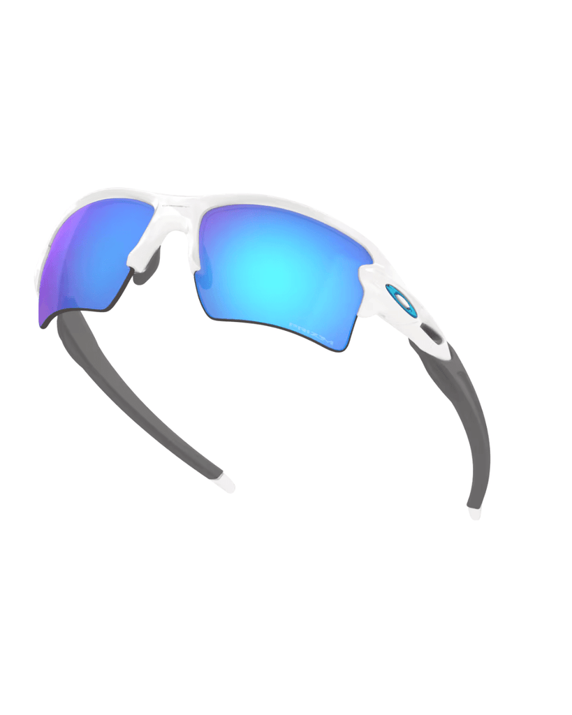 Oakley Flak 2.0 Polished White Sunglasses - Sunglasses - Wiz Sports
