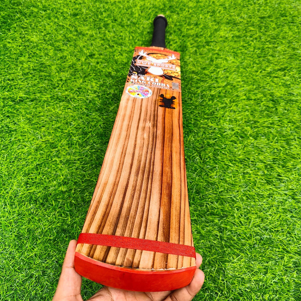 Saki King Cobra – Burn Edition | Hard Tennis Bat for Elite Power Play - Cricket Bats - Wiz Sports