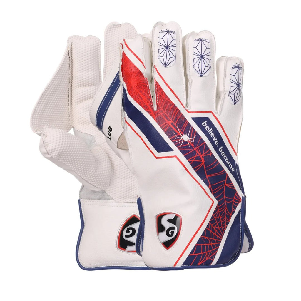 SG Club Wicket Keeping Gloves - Junior - Cricket Gloves - Wiz Sports