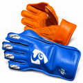 SG KLR 1 Wicket Keeping Gloves Adult Blue/Orange 26/27 Edition (Best Quality)