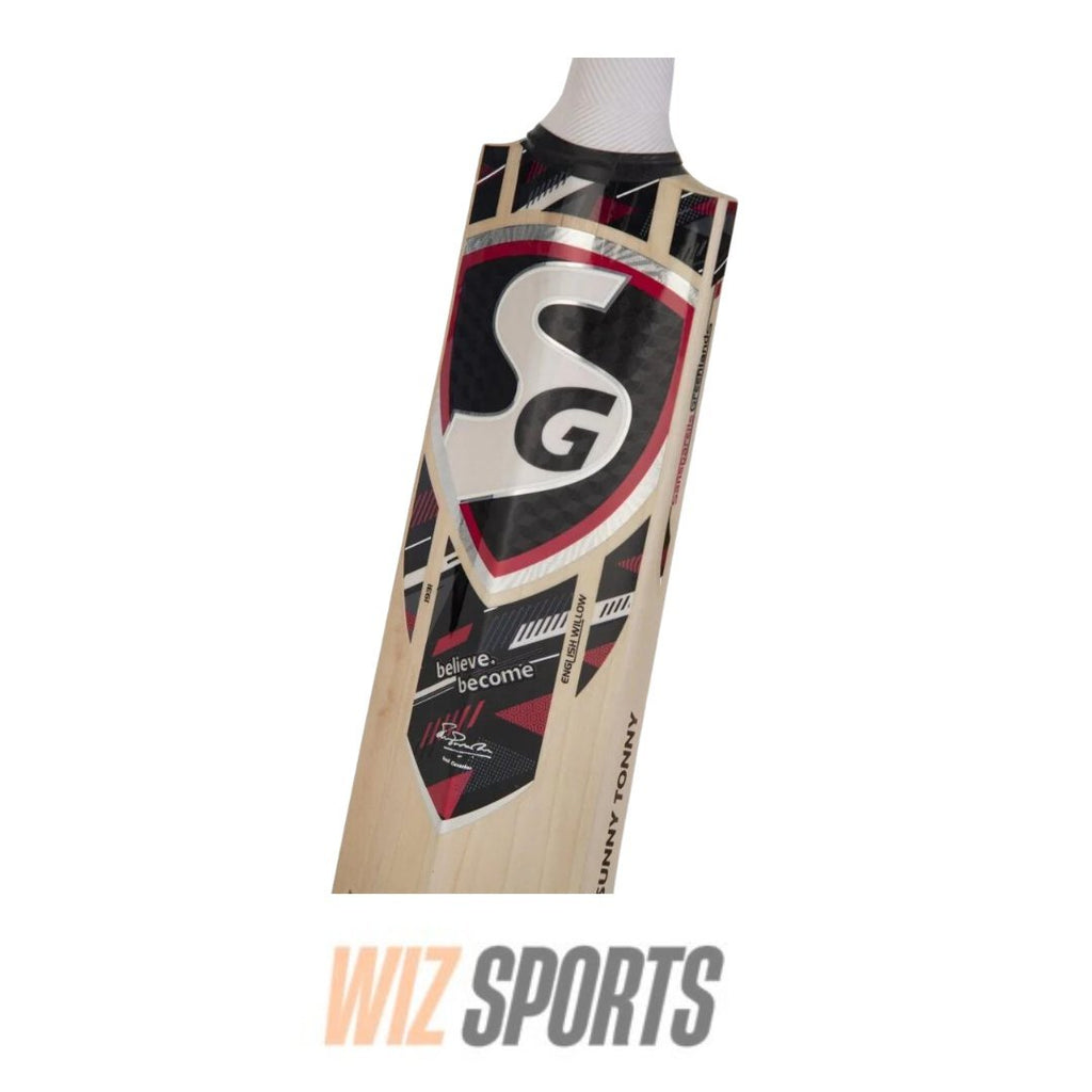 SG Sunny Tonny Grade 1 English Willow Cricket Bat - Junior Size 5 - Cricket Bats - Wiz Sports