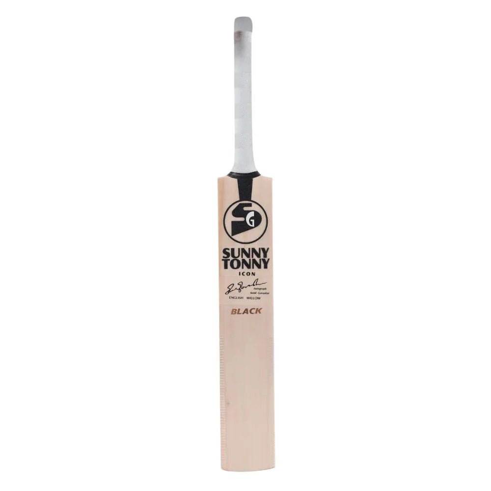 SG Sunny Tonny Icon Black English Willow Cricket Bat – SH - Cricket Bat - Wiz Sports