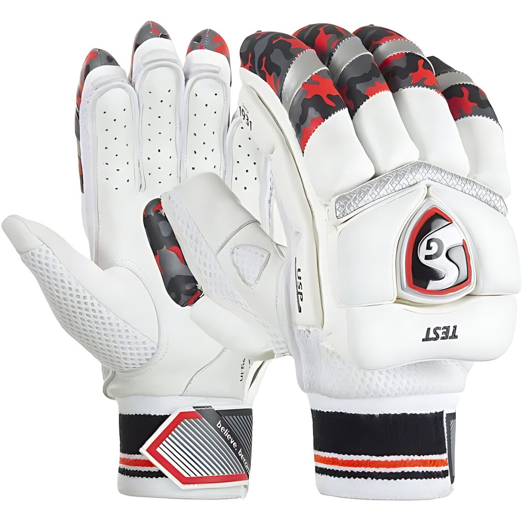 SG Test Premium Quality Cricket batting Gloves - Senior - Cricket Gloves - Wiz Sports