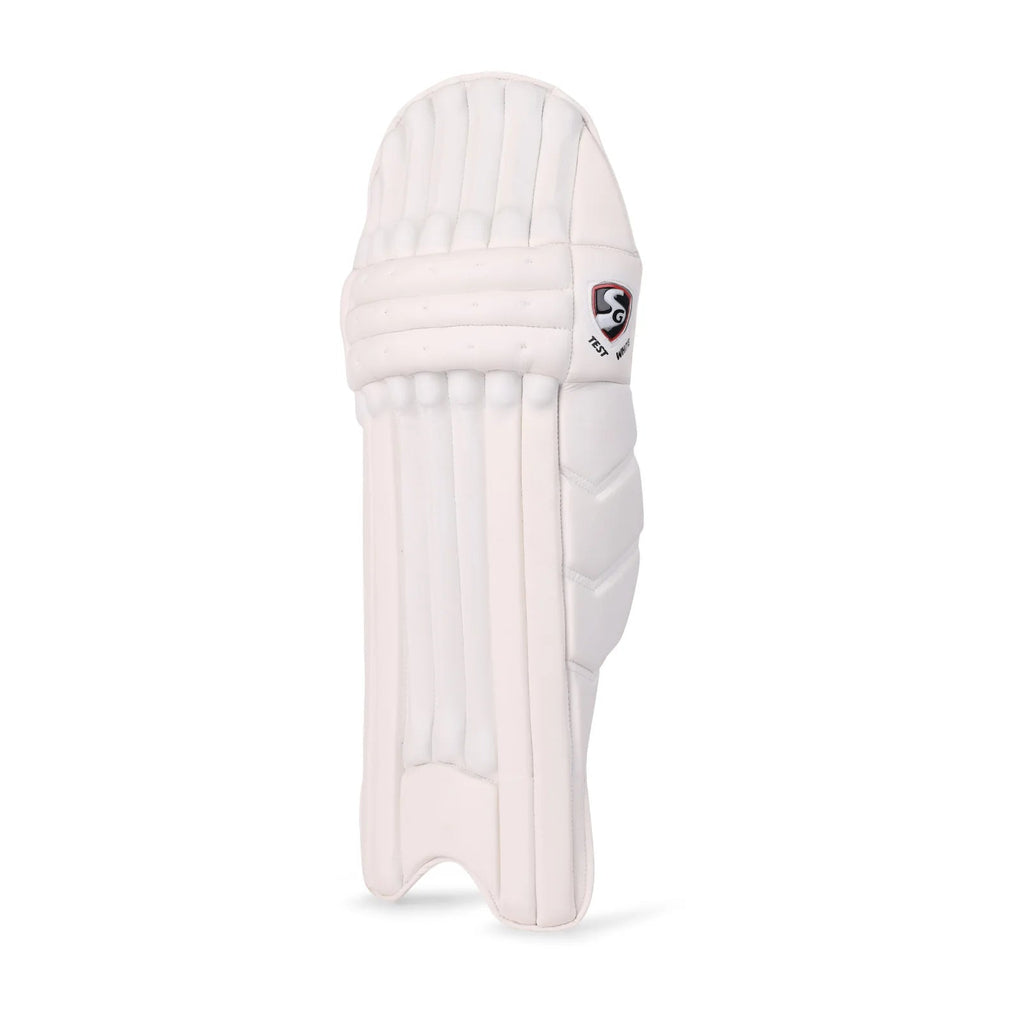 SG Test White Cricket Batting Legguard (Pads) 2025 Range - Cricket Leg Guards - Wiz Sports