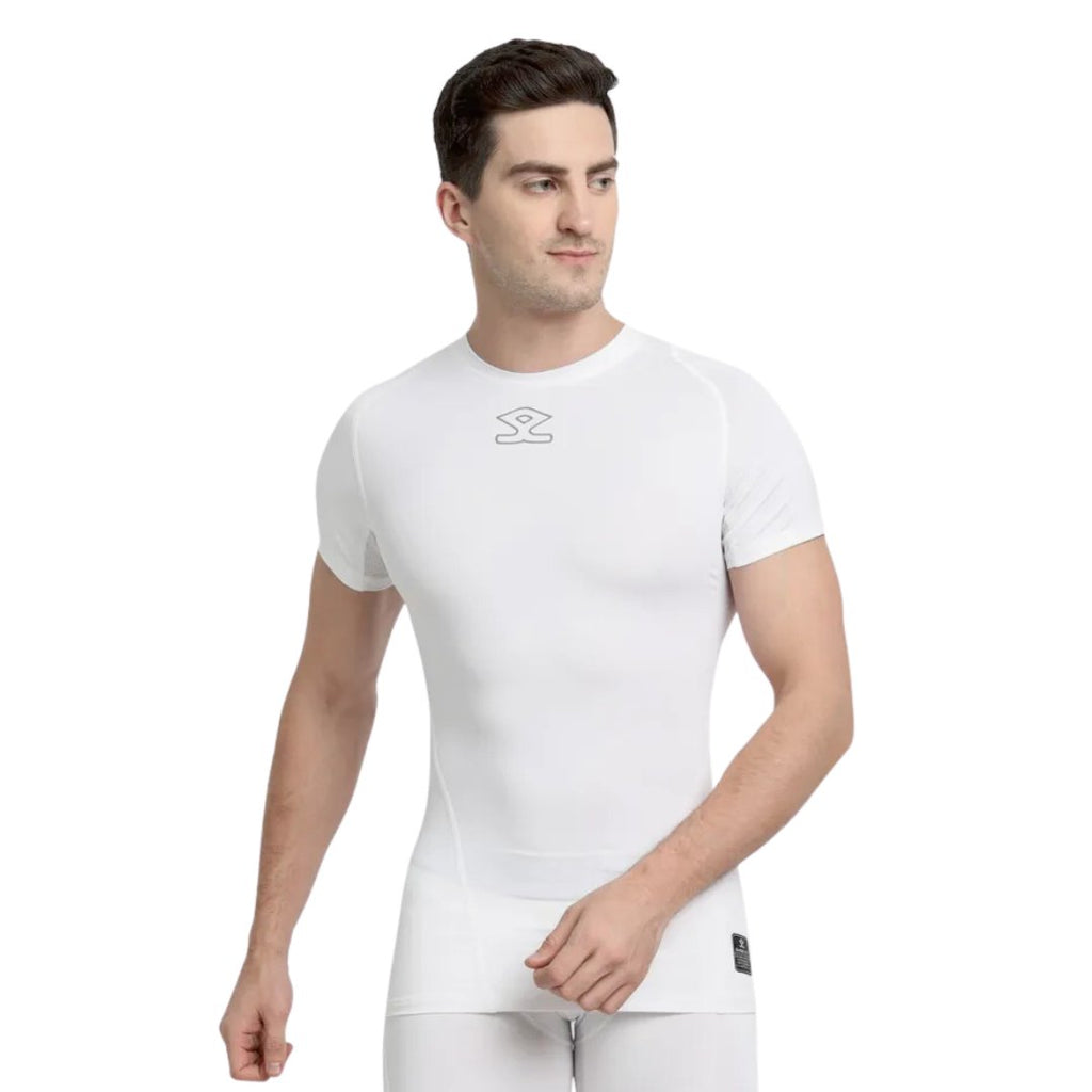 Shrey Compression Short Sleeve Top - clothing - Wiz Sports