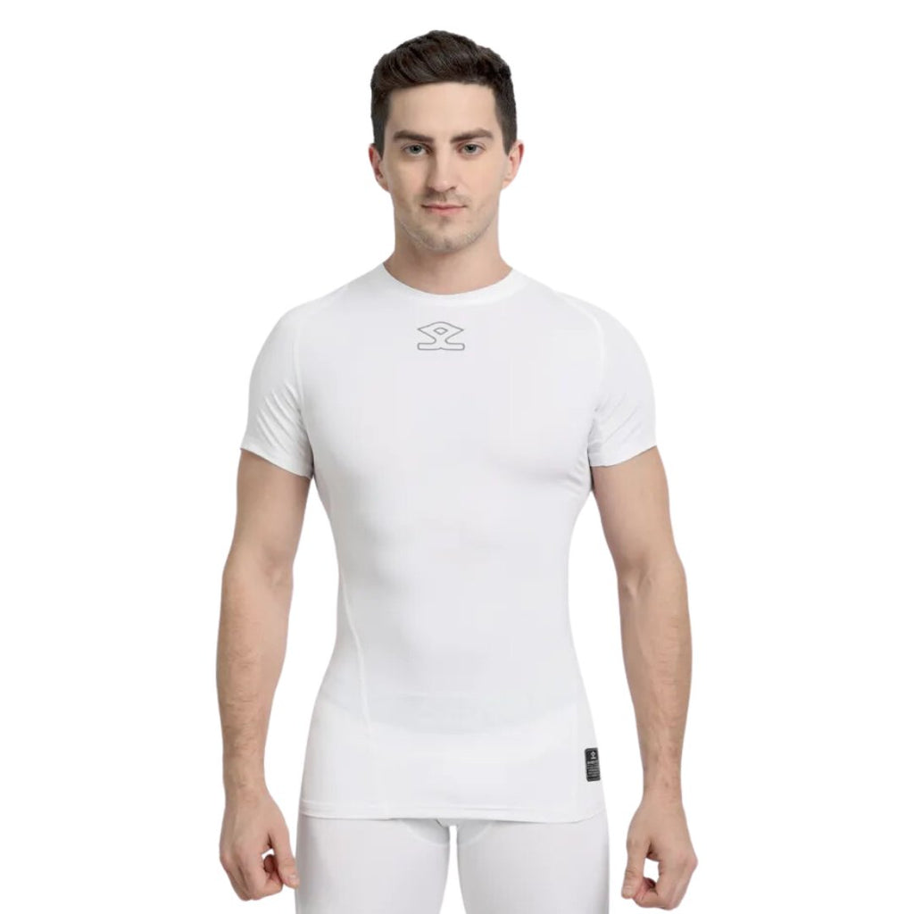 Shrey Compression Short Sleeve Top - clothing - Wiz Sports