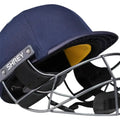 SHREY ELITE PRO  TITANIUM NAVY HELMET