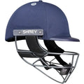 SHREY ELITE PRO  TITANIUM NAVY HELMET