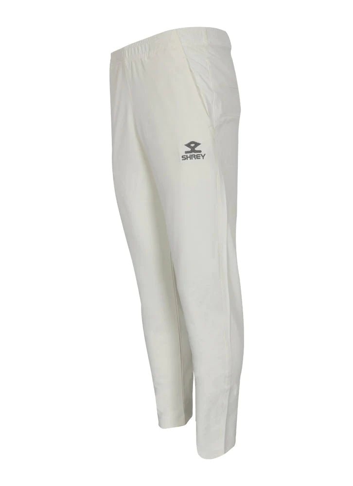 Shrey Premium Cricket Trousers Off White - Cricket Trousers - Wiz Sports