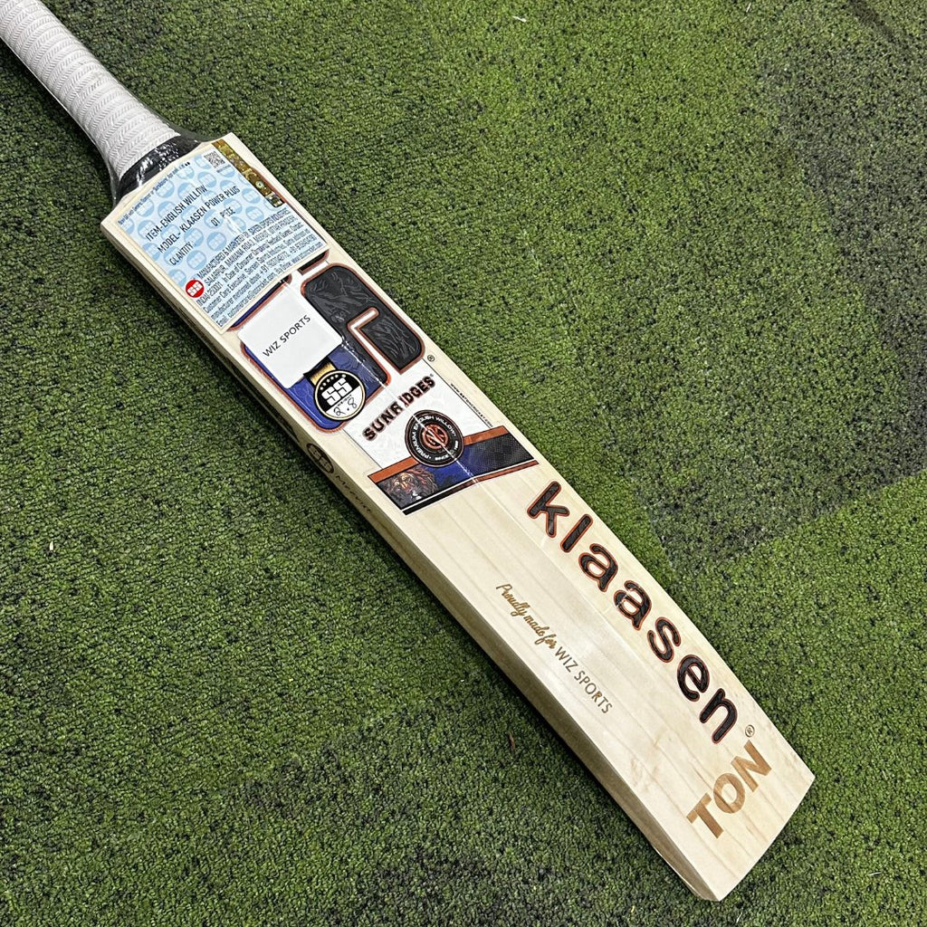 SS Klassen Power Plus Grade 1 English Willow Cricket Bat (2024 - 25) - Cricket Bats - Wiz Sports