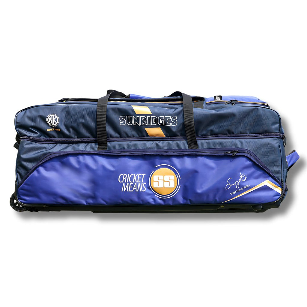 SS SKY Players Cricket Kit Bag - Big Wheelie for Professional Players - Kit Bags - Wiz Sports
