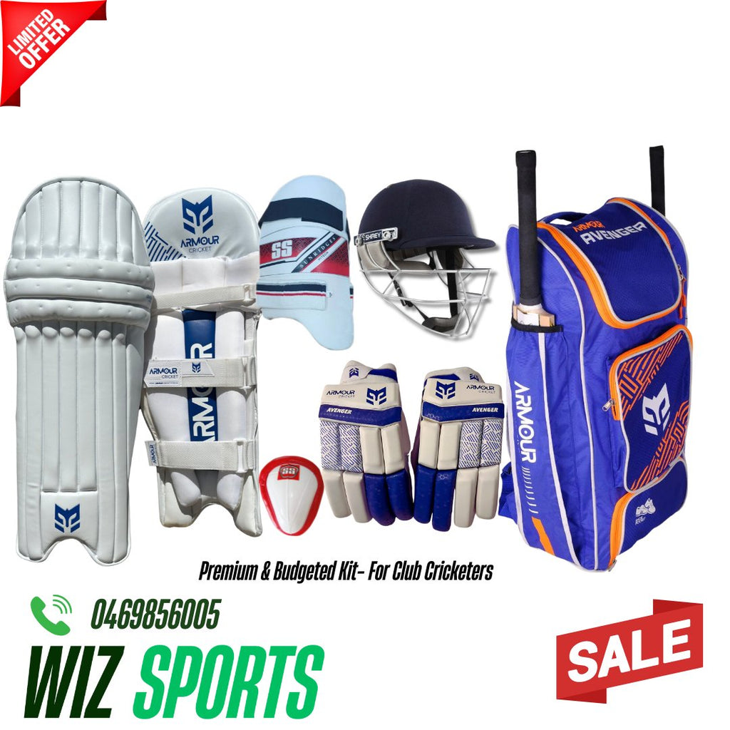 SS/Armour Cricket Kit Bundle - Adults - Cricket Kit - Wiz Sports