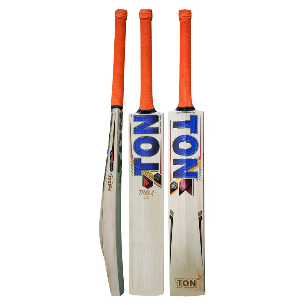 TON MS Dhoni Thala 2.0 English Willow Cricket Bat - Players Profile 2024 - 25 - Cricket Bats - Wiz Sports