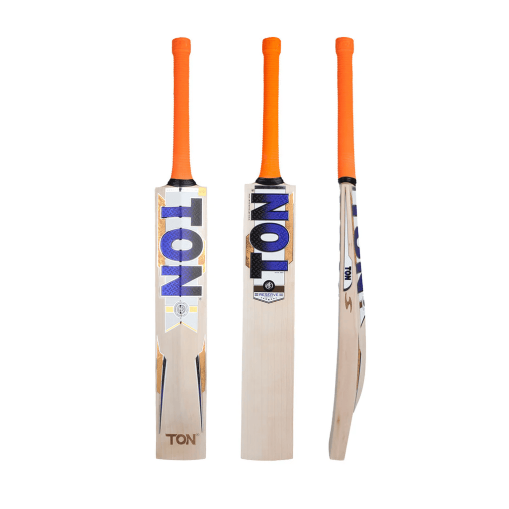 TON Reserve Edition English Willow Cricket Bat – Junior (Sizes 5, 6, Harrow) - Cricket Bat - Wiz Sports