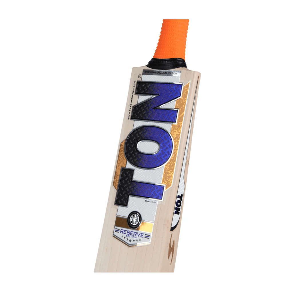 TON Reserve Edition English Willow Cricket Bat – Junior (Sizes 5, 6, Harrow) - Cricket Bat - Wiz Sports
