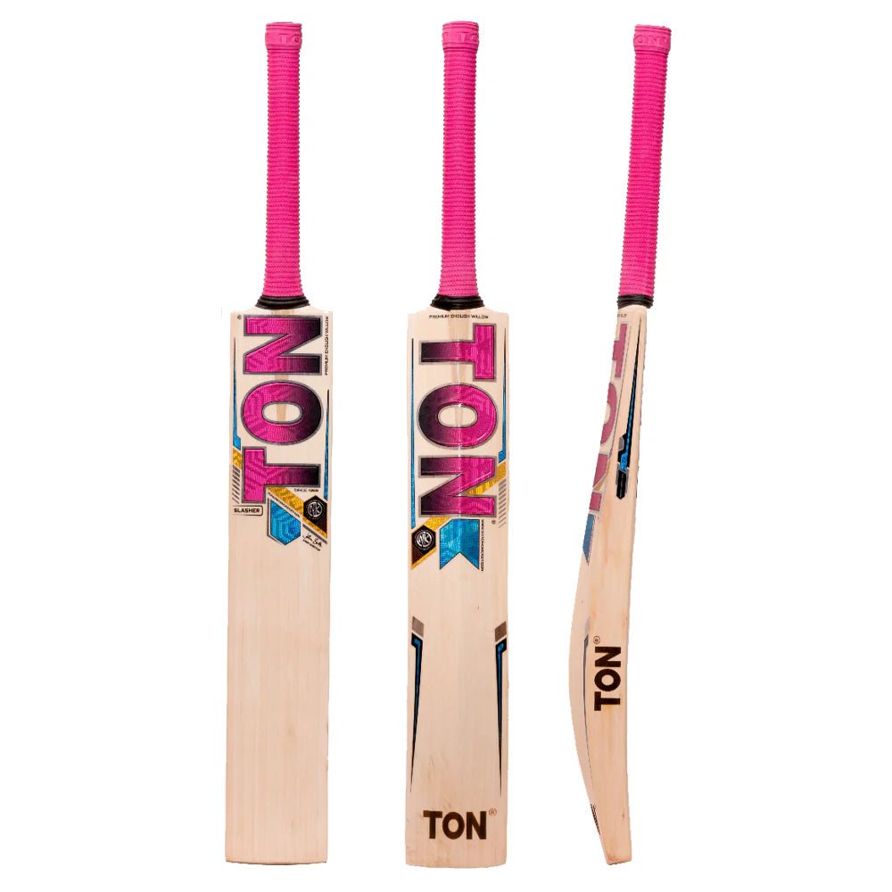 TON Slasher Grade 1 English Willow Cricket Bat - SH - Cricket Bats - Wiz Sports