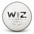 Wiz Sports Premium 4 Piece Grade 1 Leather Cricket Ball – White