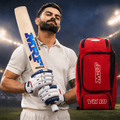 Wiz Sports Virat Kohli Inspired VK18 Batting Bundle