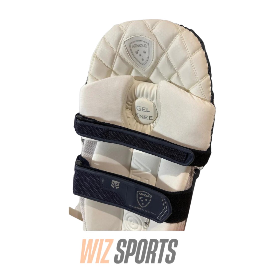 Armour Cricket Batting Leg Guard - Players Grade (Navy) - Cricket Leg ...