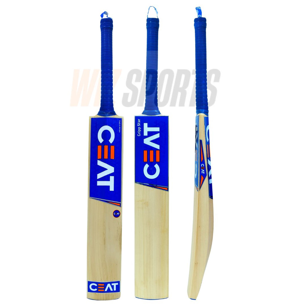 CEAT Grip Star English Willow Cricket Bat - Cricket Bats - Wiz Sports