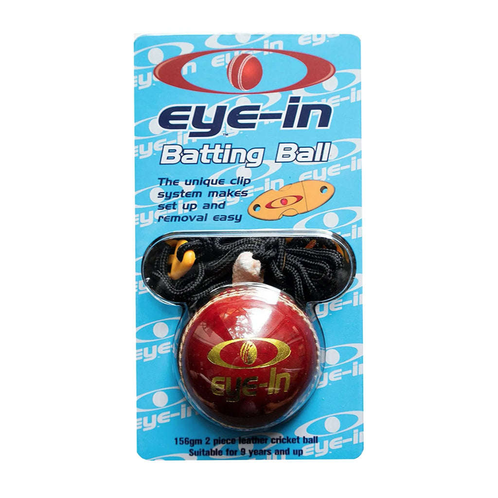 EYE In Batting Training Ball - Leather Ball On String - Hanging Ball - Wiz Sports