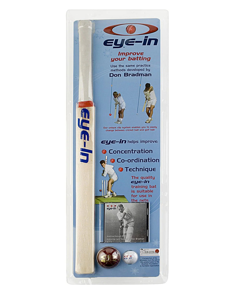 EYE - IN TECHNIQUE Cricket Set ( BAT, Hanging Ball and Golf Hanging Ball) - Technique Bat - Wiz Sports