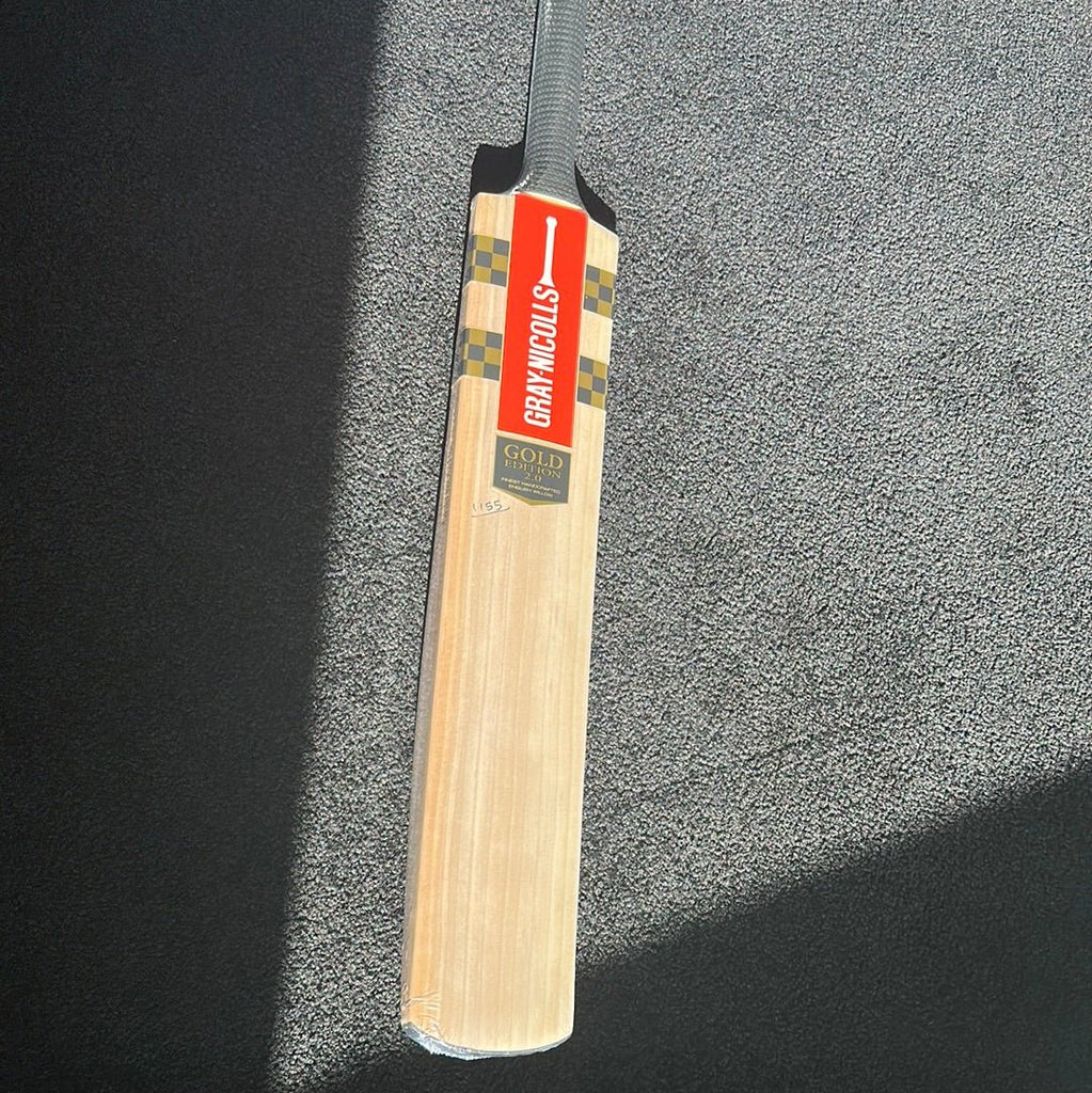 Gray Nicolls Gold Edition Grade 1 English Willow Cricket Bat - Cricket Bats - Wiz Sports