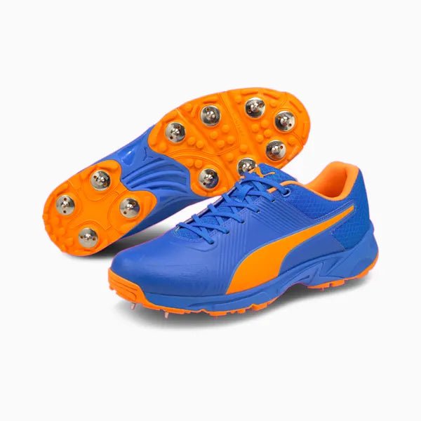 Puma 19.2 Spike Bluemazing- Orange Glow Cricket Shoes - Shoes - Wiz Sports