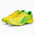 PUMA 22 FH Rubber Unisex Cricket Shoes - Vibrant Yellow/Green