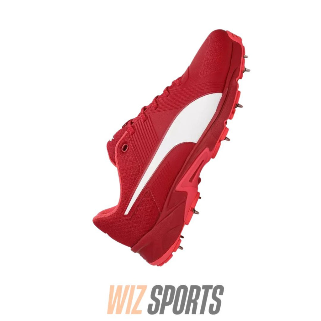 Puma Spike 19.2 Red Cricket Shoes For Men - Shoes - Wiz Sports