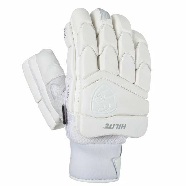 SG Hilite White Cricket Batting Gloves - Cricket Gloves - Wiz Sports