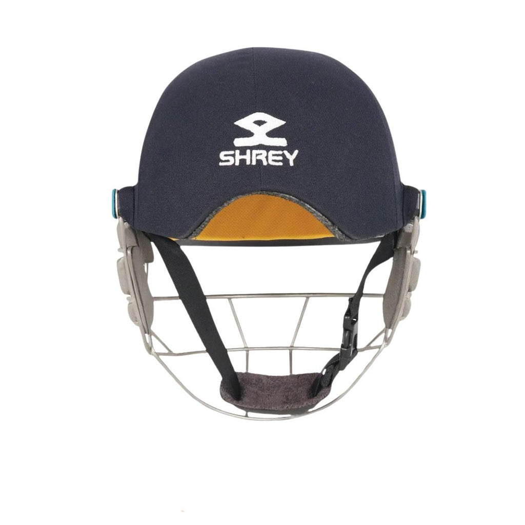SHREY KEEPING AIR 2.0 HELMET WITH STAINLESS STEEL VISOR - Cricket Helmets - Wiz Sports