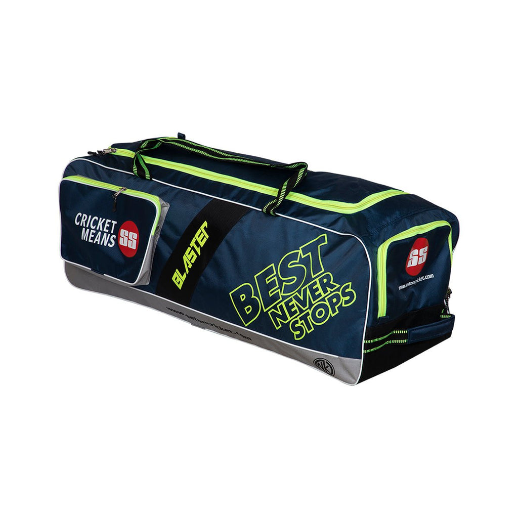SS Blaster Wheelie Cricket Kit Bag - Cricket Kit Bag - Wiz Sports