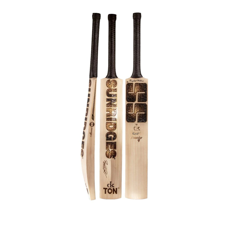 SS DK Finisher 4 English Willow Cricket Bat - SH - Cricket Bats - Wiz Sports