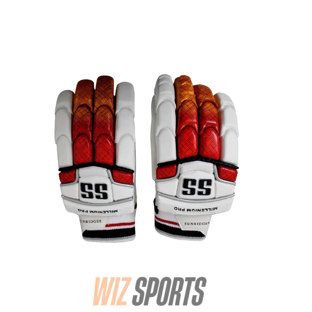 SS Millennium Pro Cricket Batting Gloves 2023-24 Range - Cricket Gloves - Wiz Sports