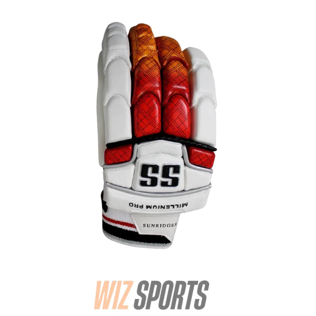 SS Millennium Pro Cricket Batting Gloves 2023-24 Range - Cricket Gloves - Wiz Sports