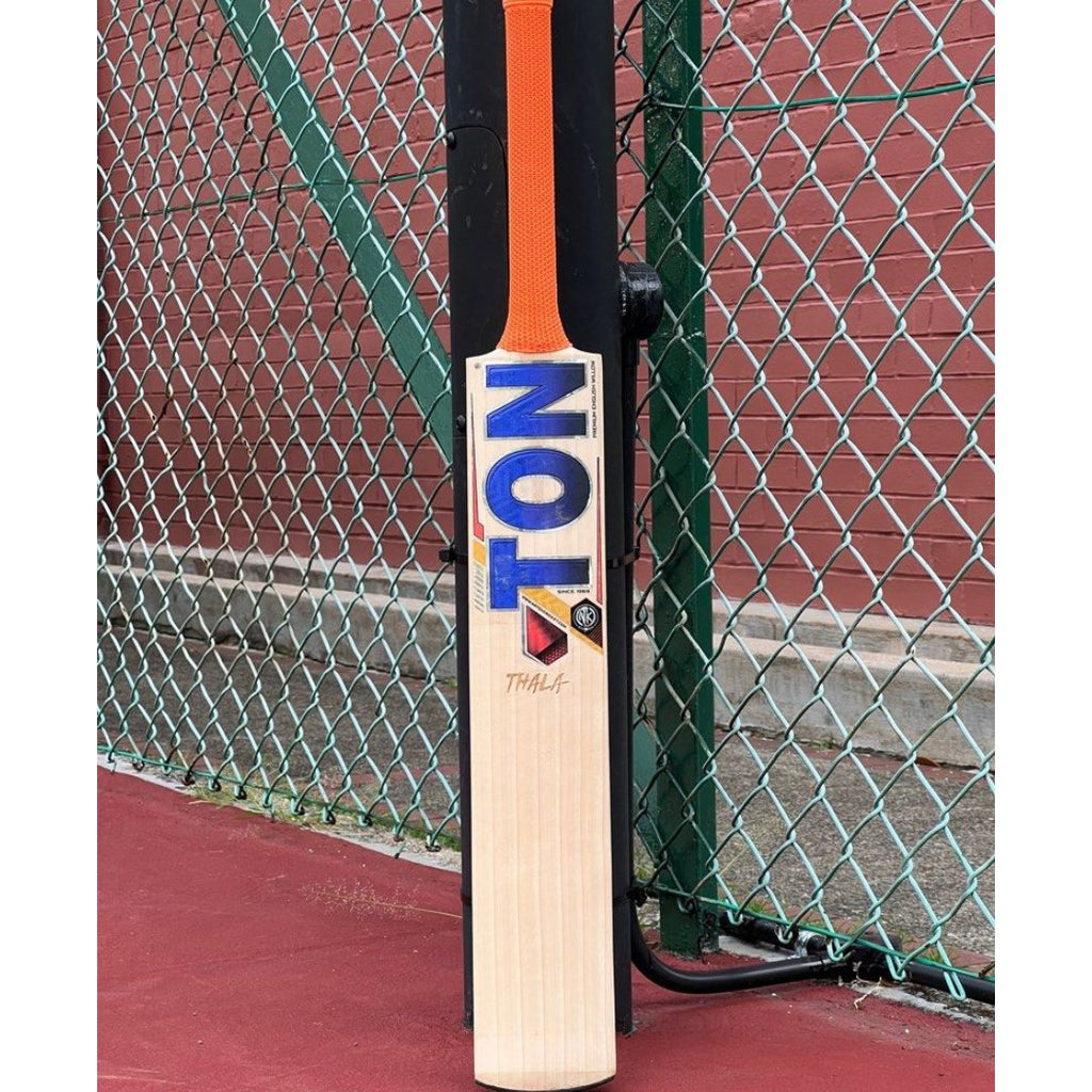 TON Dhoni Thala Grade 1 English Willow Cricket Bat - Players Profile - Cricket Bats - Wiz Sports